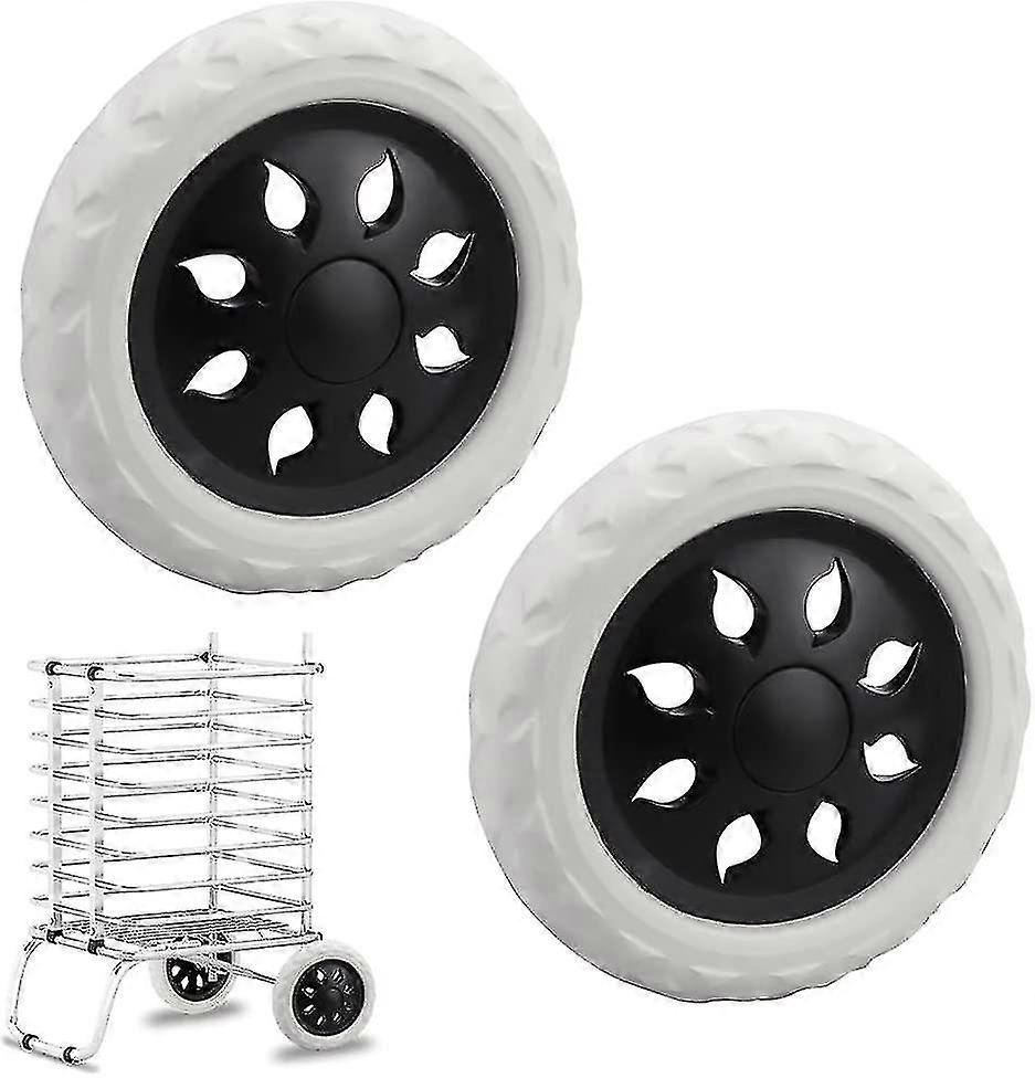 Einkaufswagen Räder 16cm Dia Einkaufswagen Räder Ersatz Hot Wheel Design Kunststoffkern Schaumstoff Räder Reisegepäck Reisende Wagenräder Pu