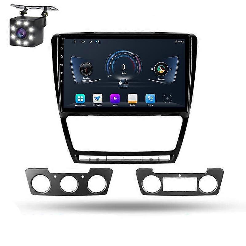 Android For Skoda Octavia 2 A5 2008-2013 Car Multimedia Radio Wireless Carplay Auto GPS