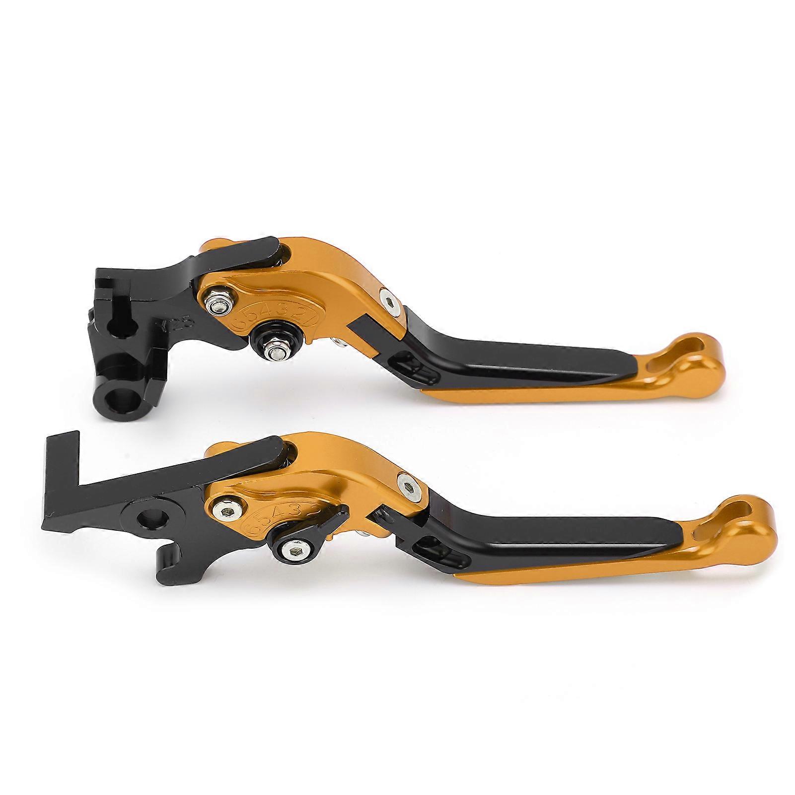 Leviers d’embrayage de frein réglables en alliage d’aluminium CNC de remplacement pour Yamaha MT25 MT ?03 R25 R3Gold