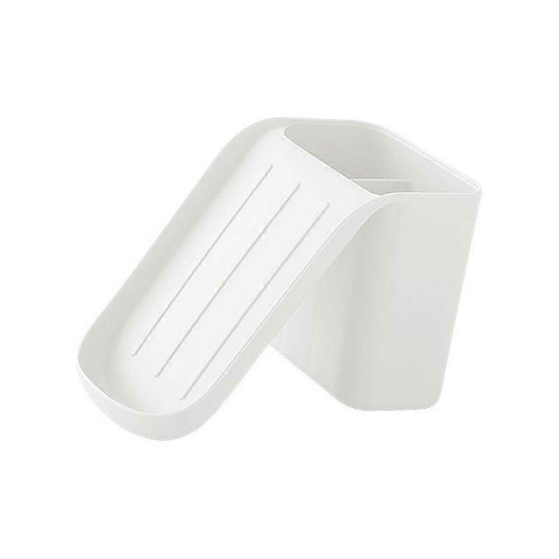 Punch Free Drain Rack Wall Climb Soap Box With Suction Cup Reusable Plastic Container for Kitchen