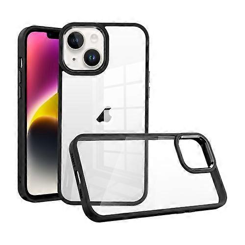 For iPhone 15 Macaron High Transparent PC Mobile Phone Case