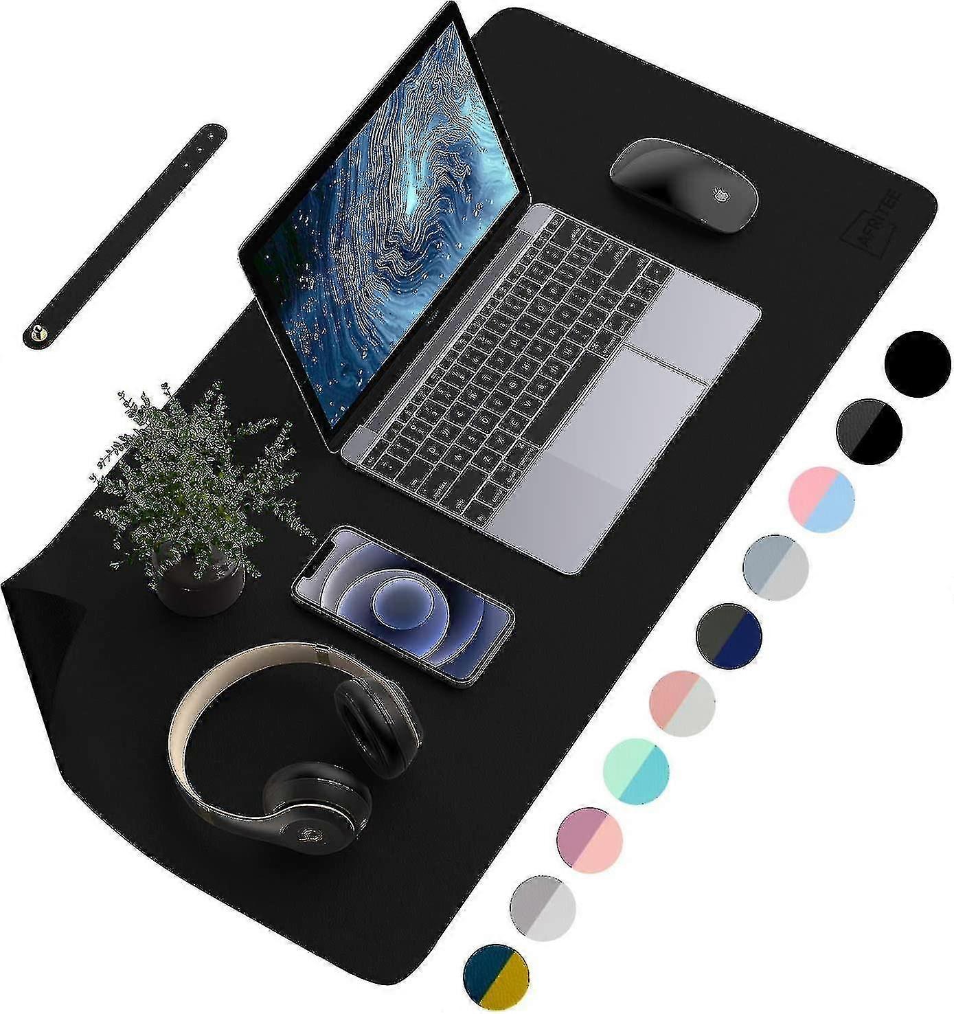 Schreibtischunterlage Schreibtischschutzmatte - Dual Side PU Schreibtischmatte Lar Pad, Schreibmatte Schreibtischabdeckung Izers Home Table Gaming Dez