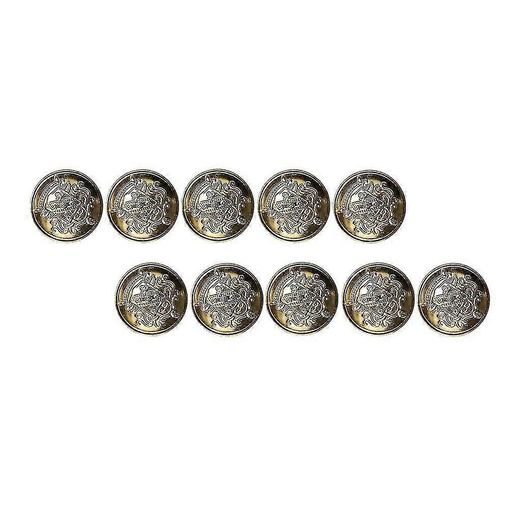 40pcs τα vintage κουμπιά ορείχαλκου κουμπιών ράβουν παρουσιάζουν τα εξαρτήματα ενδυμάτων