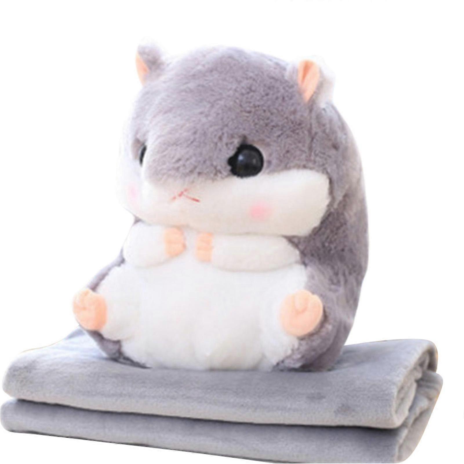 Travesseiro de hamster com capa de cobertor Conjunto de cama Cobertor de cama Lance cobertor de ar condicionado