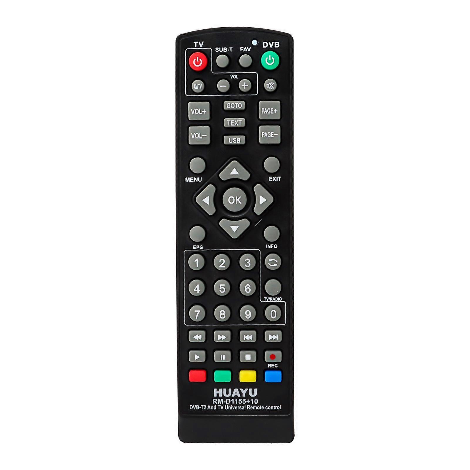 Universal TV Box Remote Control DVB-T2 RM-D1155+10 Sat Satellite Television Receiver Remote Controller