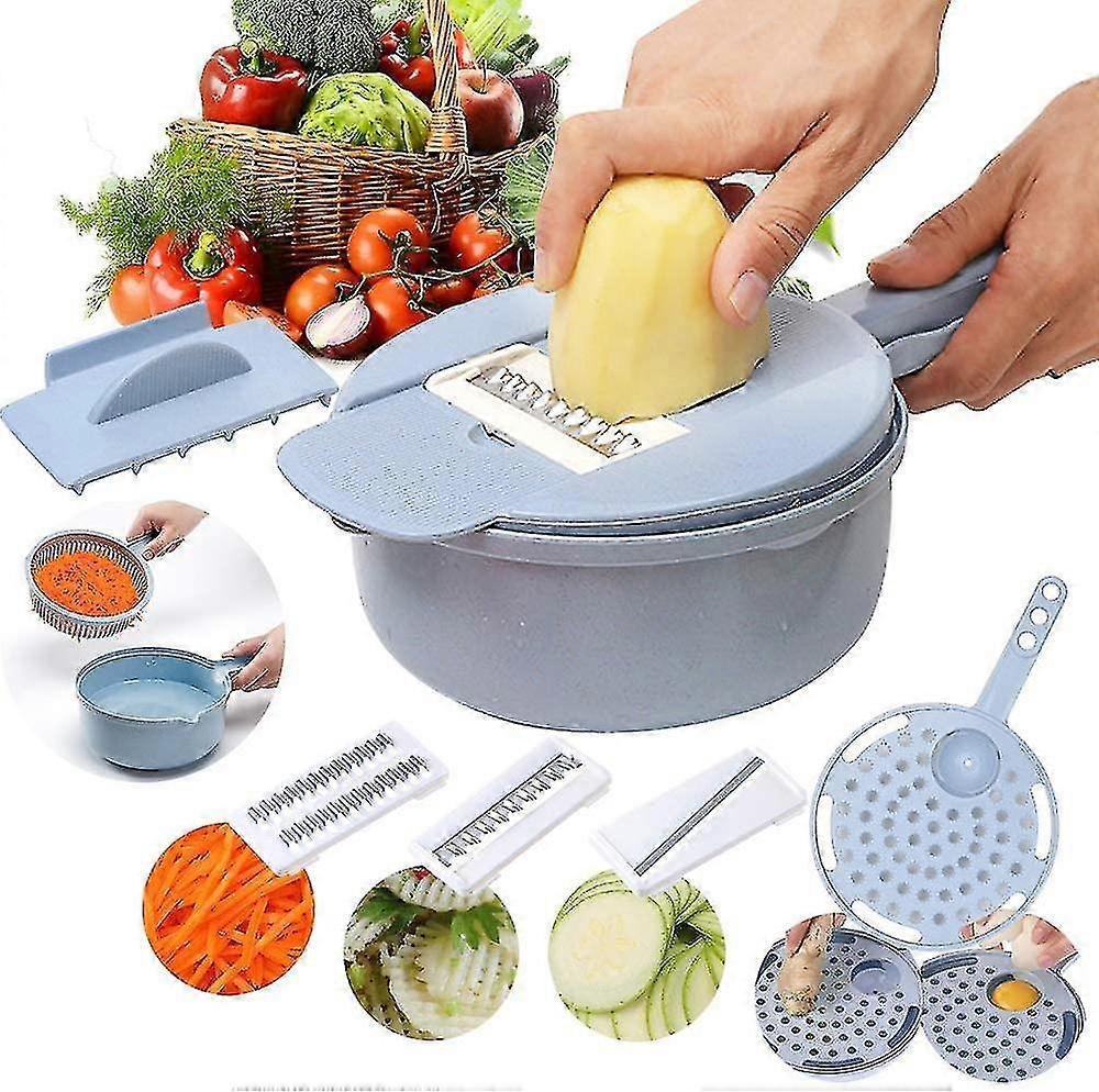 Vegetable Cutting Machine - 9 In 1 Vegetable Spiralizer Cutter