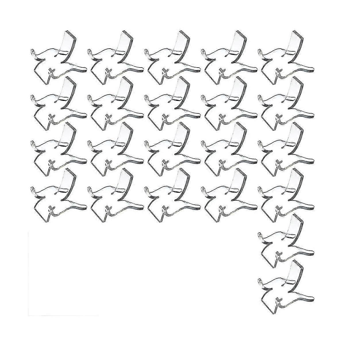 24 Pcs Rock Display Stand, Small Acrylic Stand Small Display Stand For Painted Rocks Geodes Rock Mi