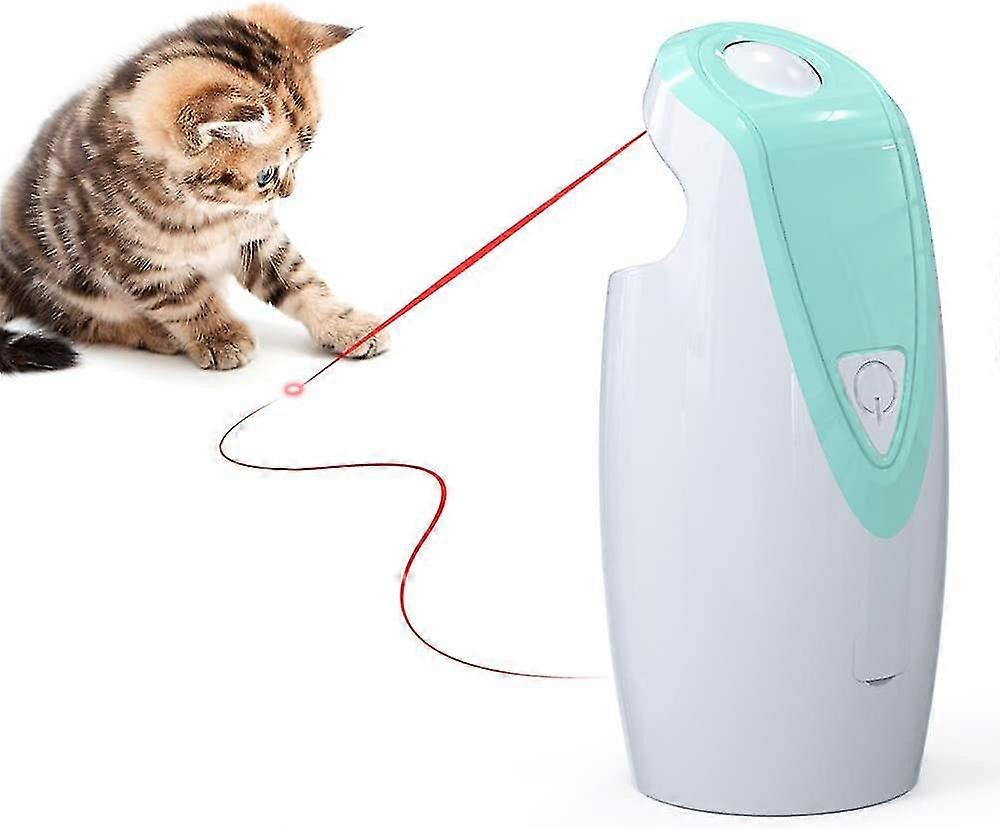 Cat Light Toy, Heilwiy Smart Interactive Cat Toy, Heilwiy 2 Rotating Modes Automatic Cat Toy Gift