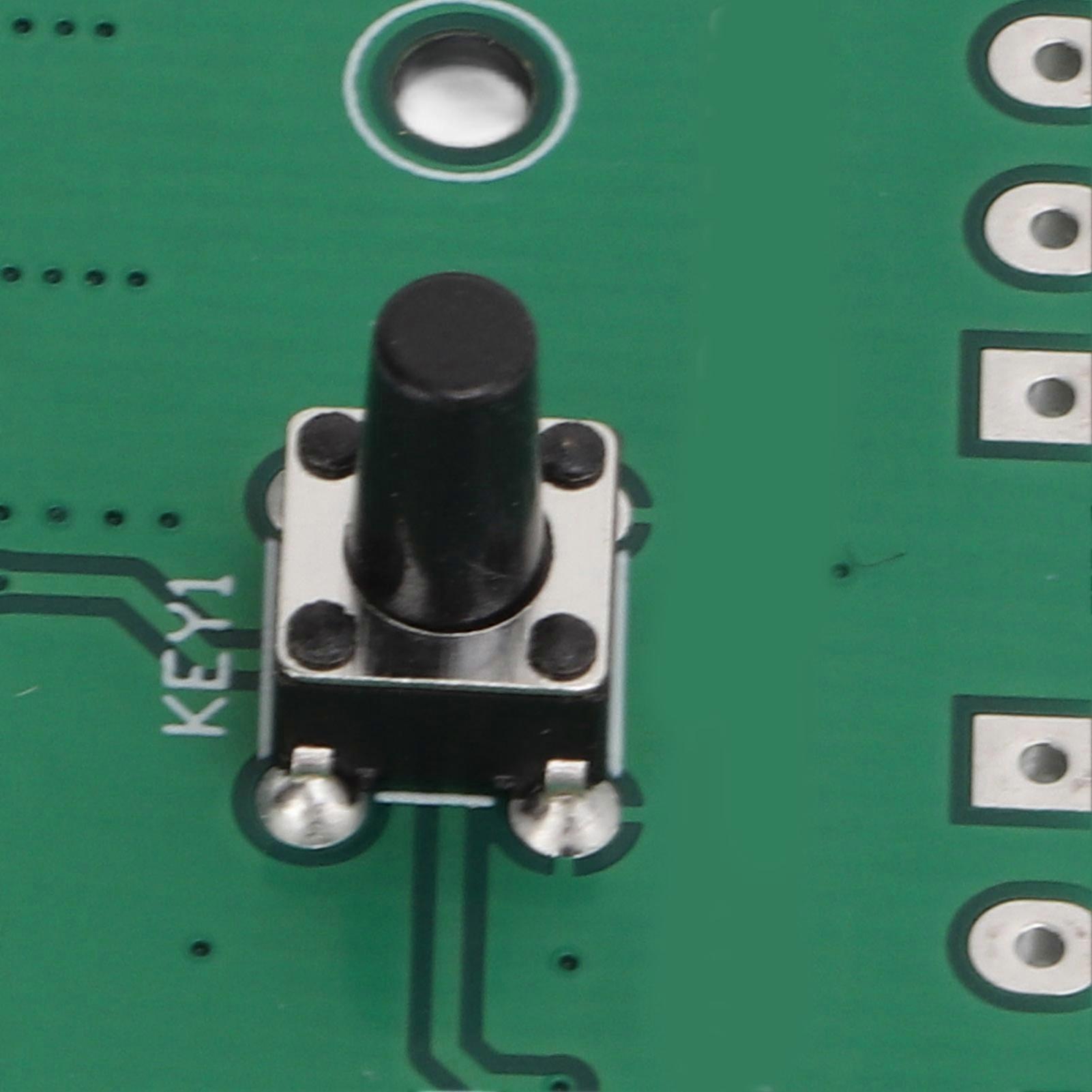 RGB Solar Lawn Lamp Circuit Board Plugin Light Controller 2 Gears Button Switch for 3.7V Lithium Battery