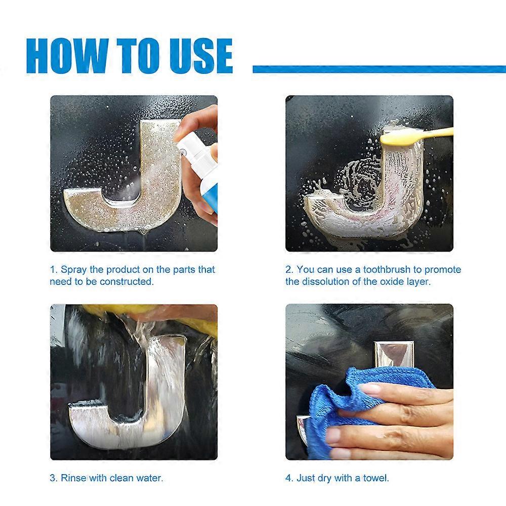 3Pcs Car Rust Removal Spray Multi-Purpose Rust,Remover Rust Inhibitor ...