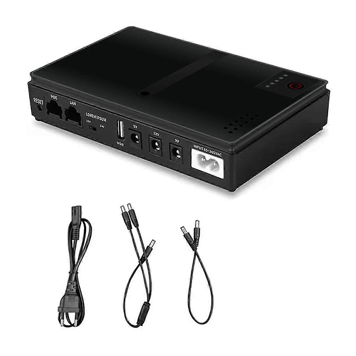Dc1018p Router-USV unterbrechungsfreie Stromversorgung DC-9v12v-optische Cat-Überwachungs-Standby-Mobiler Router-eu-Stecker