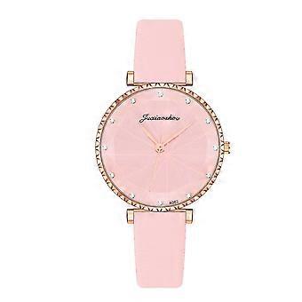 Vrouwen mode horloge klok roestvrij staal casual jurk pols kristal sieraden