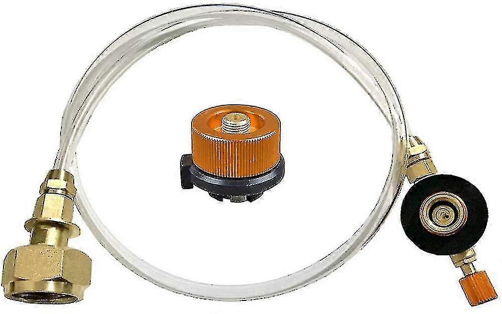 محول البروبان خرطوم محول استبدال خرطوم يتصل بالتخييم في الهواء الطلق التخييم الغاز موقد البروبان اسطوانة محول