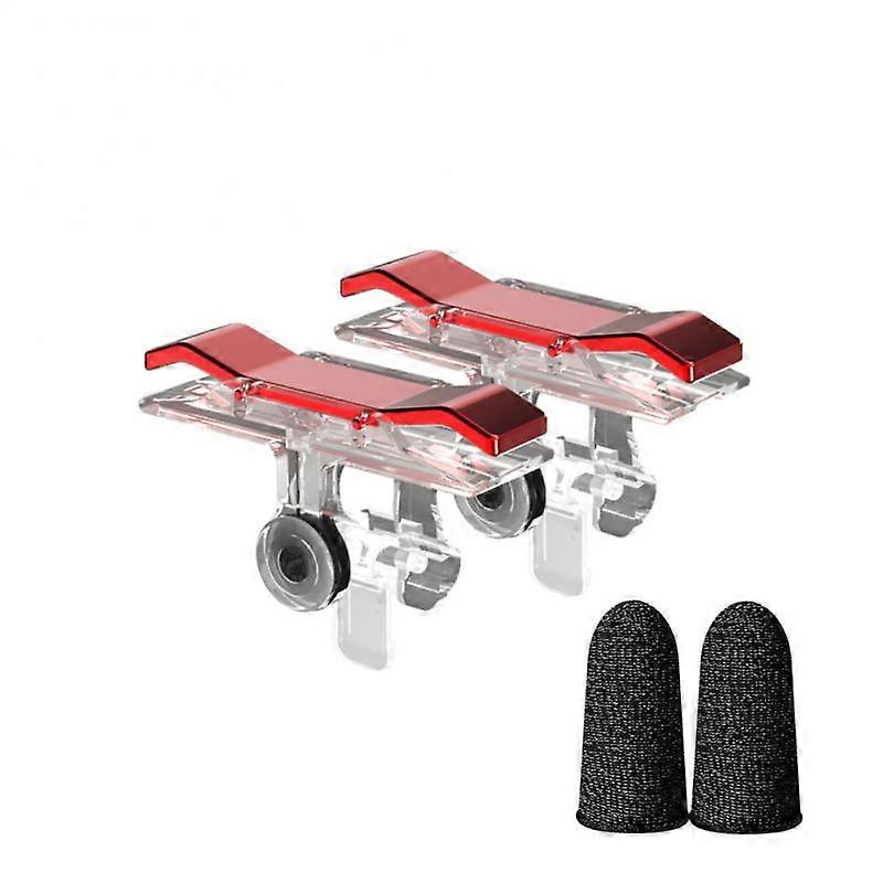 K9 Mobile Game Trigger For PUBG Phone Gaming 6 Finger Trigger Sensitive
