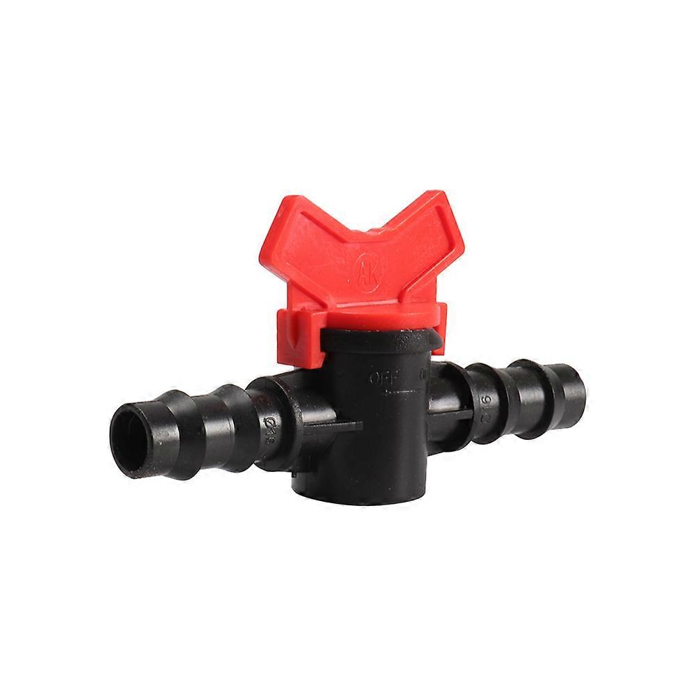 20 Pieces Drip Irrigation Stop Valve Straight Drip Valve 10.1cm