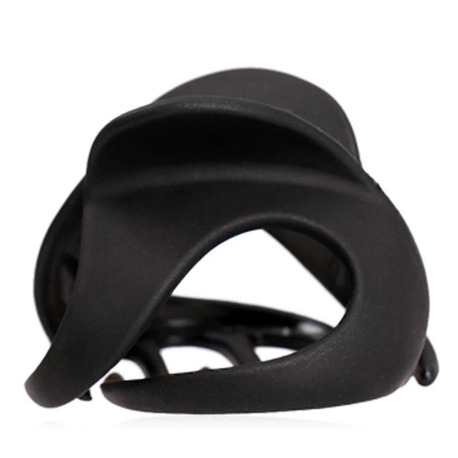 Irregular Shape Elastic Hair Claw PS Pure Color Non-Slip Big Hair Clip Hair Styling Accessories kaesi