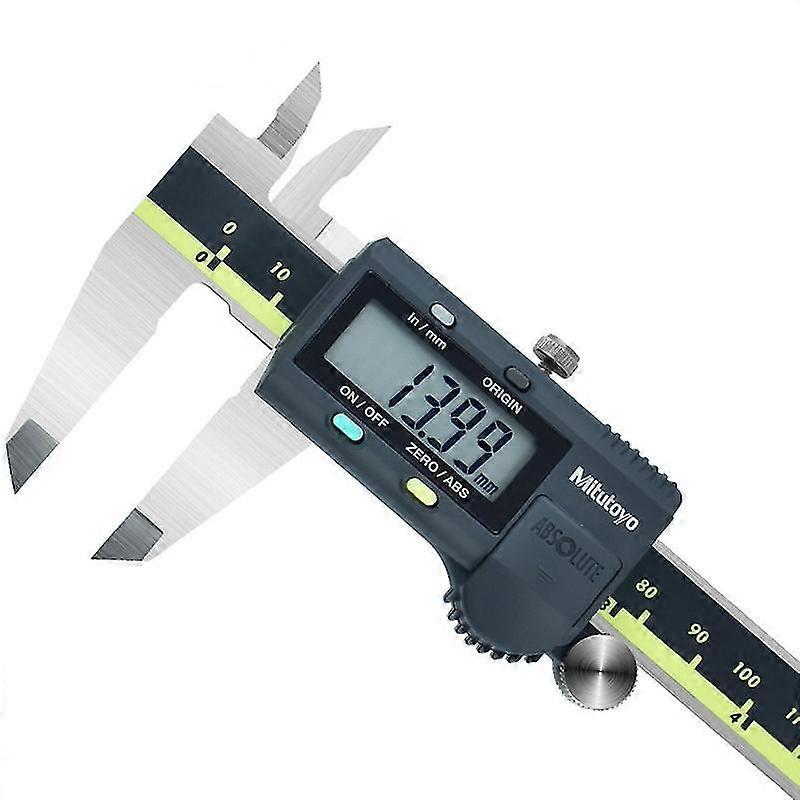 כלי CNC Mitutoyo LCD דיגיטלי Caliper Vernier Calipers 6 אינץ 150 מ"מ אלקטרוני Caliper נירוסטה פקחי מדידת שליט
