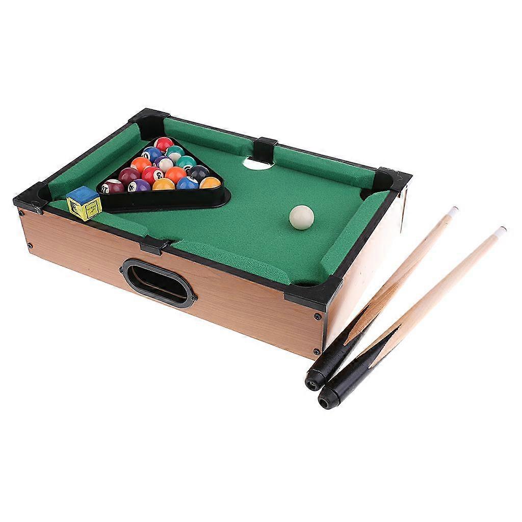 Mini Billiard Ball Snooker Tabletop Pool Table Desktop Game Set Toy Kid Gift