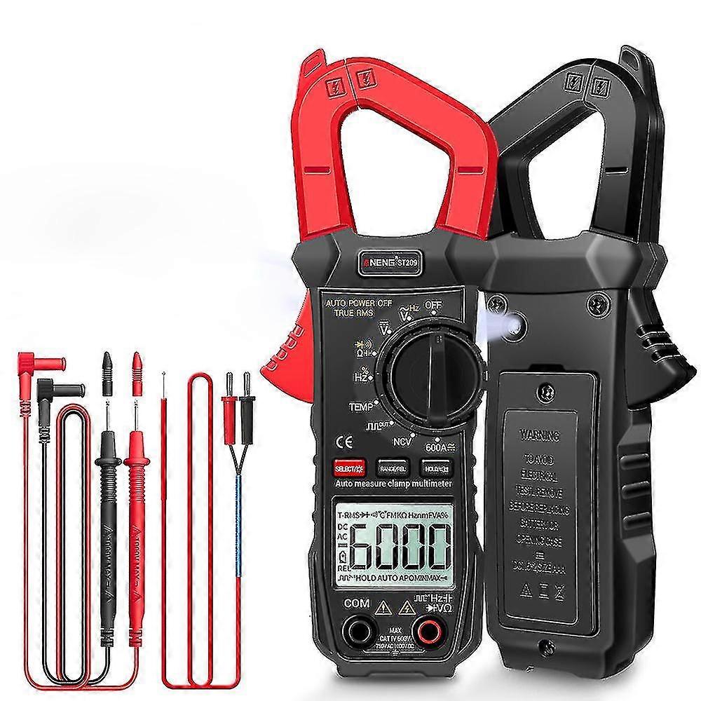 Digital St209 Clamp Multimeter 6000 Counts Auto Range True Rms Dc/ac Current Clamp Meter