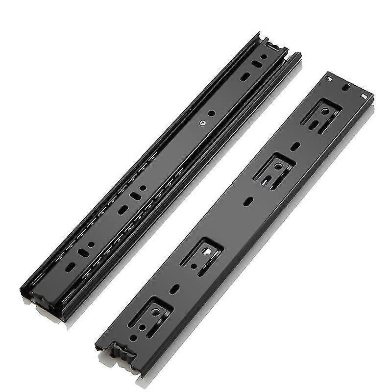 1 Pair Heavy Duty 200mm Full Extension Drawer Slides 45kg Load Capacity Side Mount Ball Bearing Kitchen Cabinet Slides Replacement Rails Guide Slides