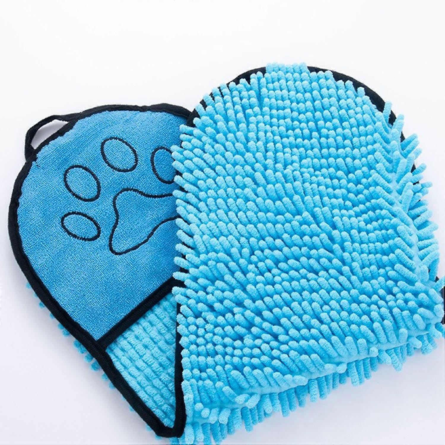 pet towel blue