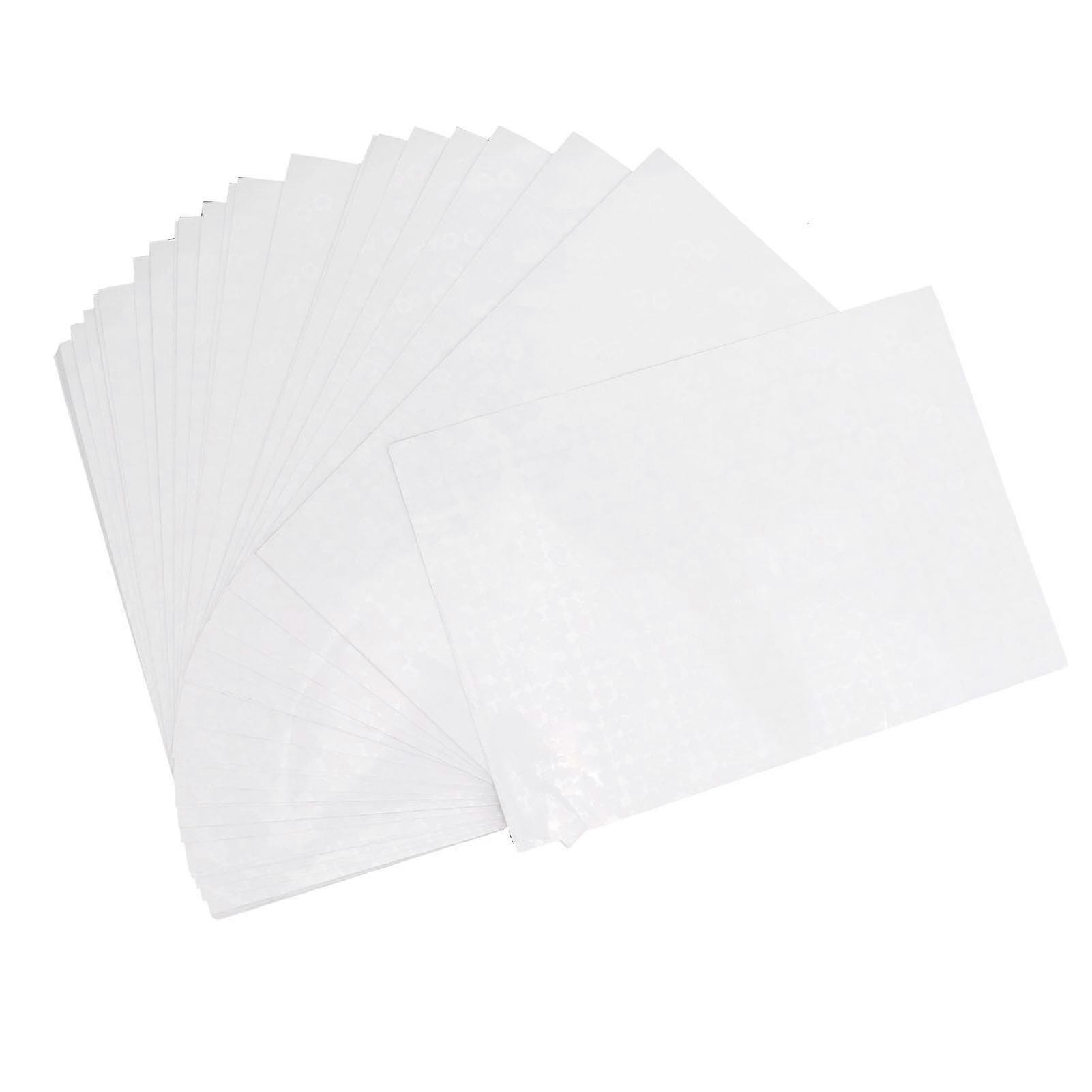 50 قطعة صفائح الترقق ثلاثية الأبعاد زهرة البرقوق نمط واقية من فيلم PVC للصور