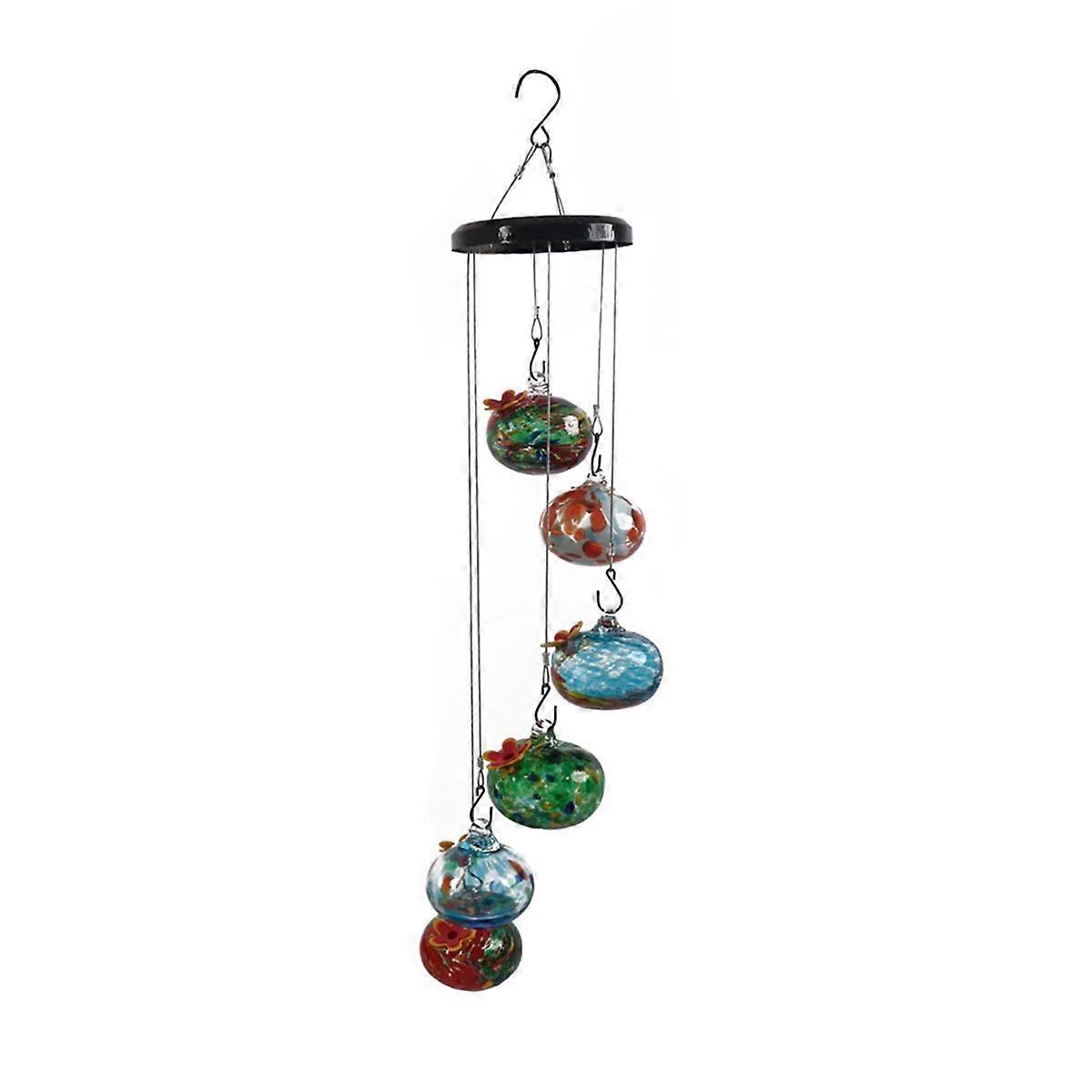 Charming Wind Chimes Bird Feeders for Outdoors Hanging Ant and Bee Proof,Never Leak,Perfect Garden