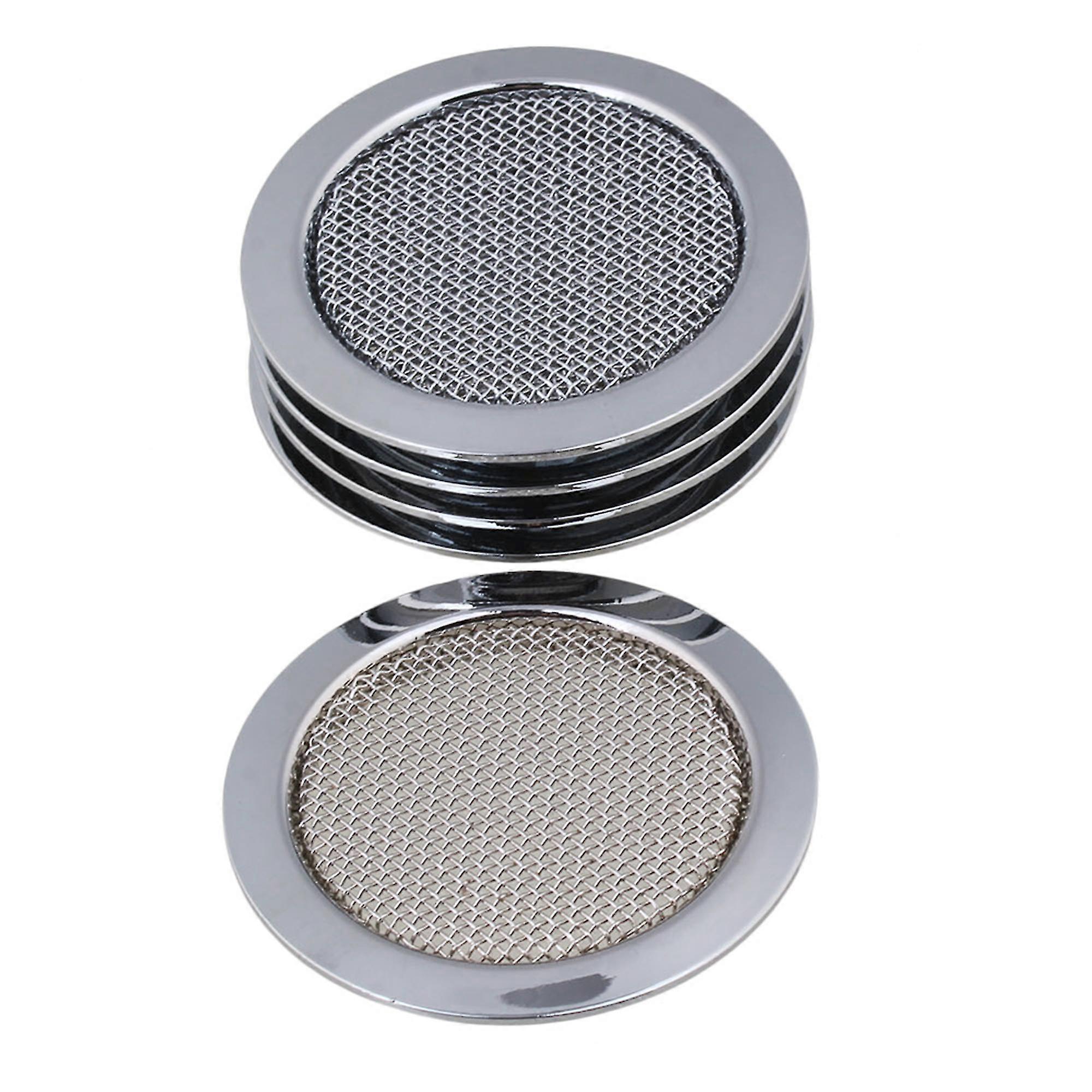 2.36 pouces Dia Chrome Alliage Dobro Résonateur Couvercle De Haut-Parleur Net Ensemble de 5-xdd