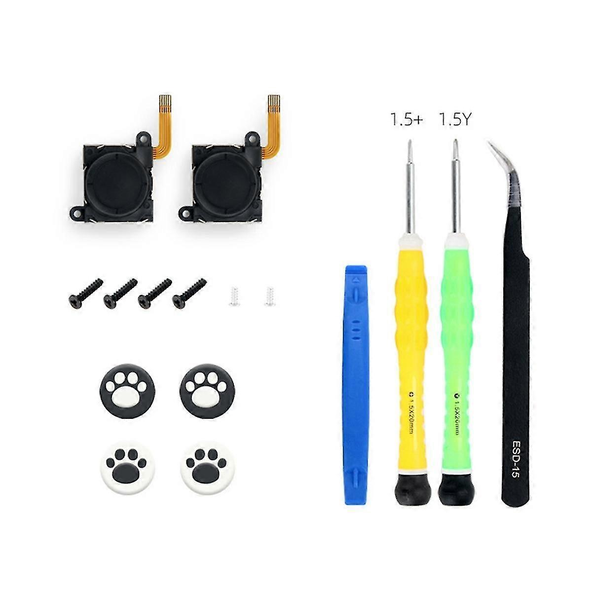 Hall Joystick Repair Kit Switch/ /switch Lite Hall Joystick With Screwdriver Joystick Caps