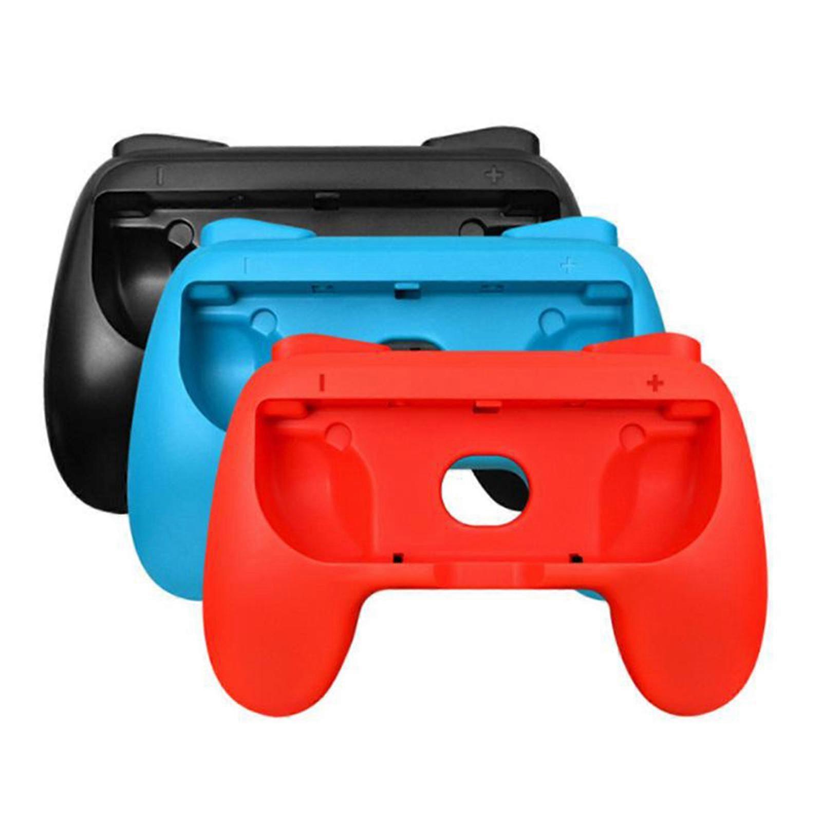 Game Wear-resistant Handle Case Kit for Switch Joy-cons Party Red Blue