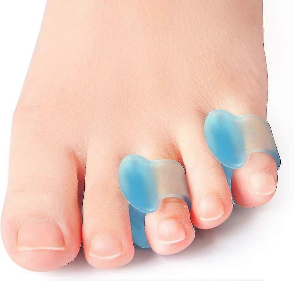 Gel Toe Separators,10 Pack Pinky Toe Spacers For Overlapping Toes, Bunions, Big Toe Alignment,hammer Toe Straighteners