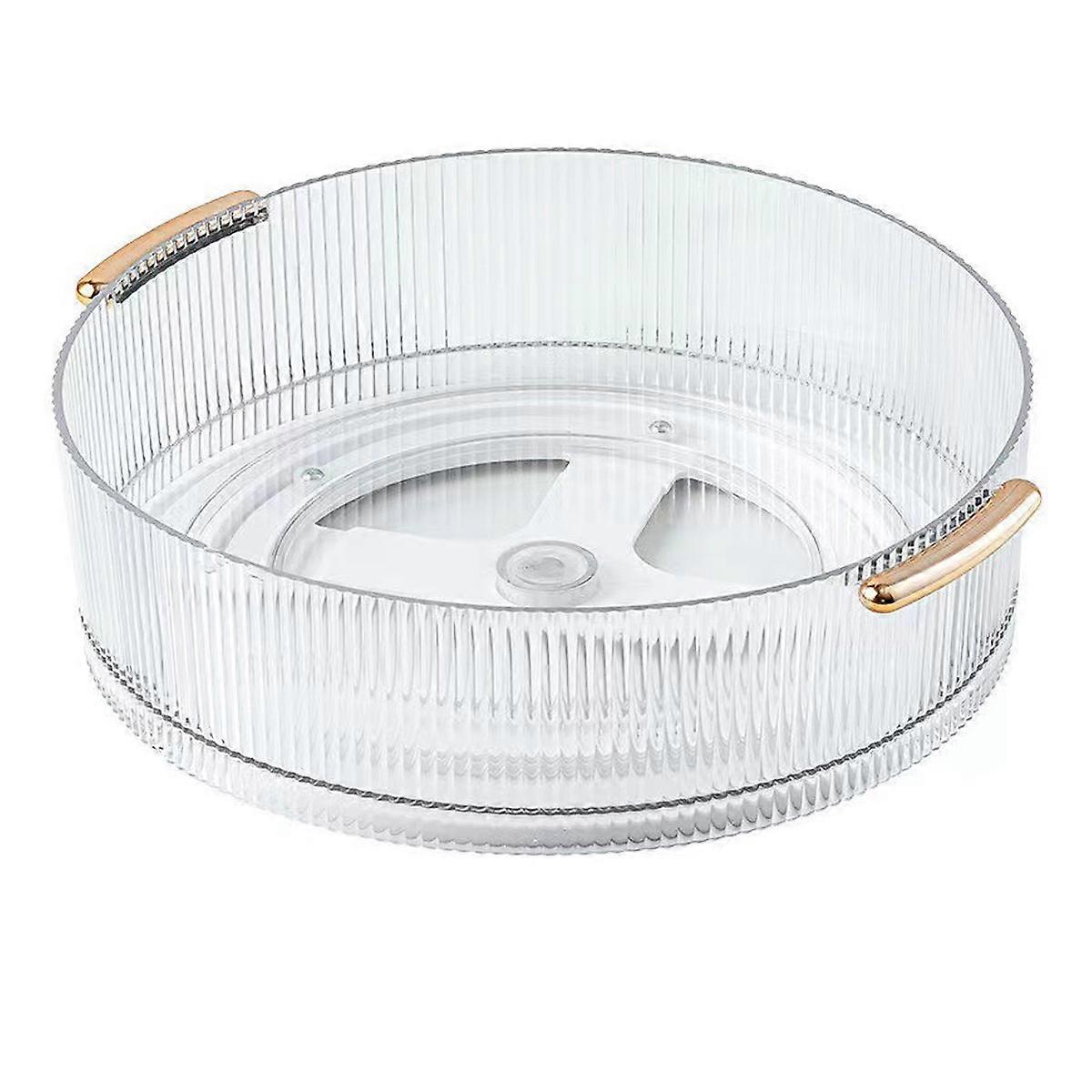 BD-Makeup Perfume Organizer, 360 Degree Rotating Lazy Susan Cosmetic Desk Storage Lotions Display Case Round Gift Tray with Large Capacity, for your J