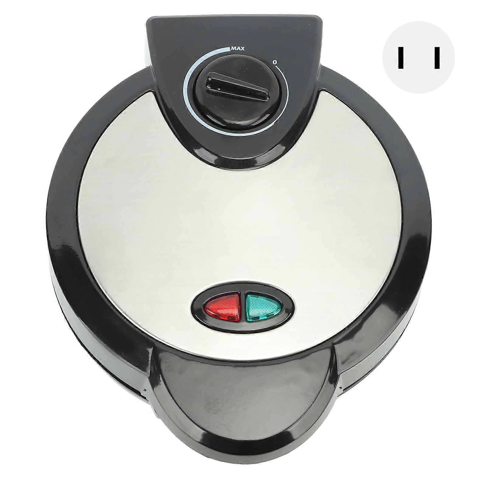 Waffle Maker Multifunctional Food Grade Safe Prevents Stick Round Waffle Maker Machine with Temperature Control US Plug 110V