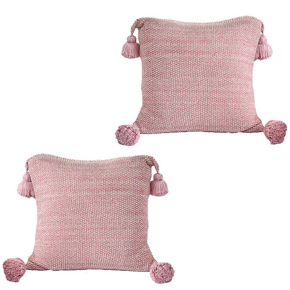 2st Handgjord tofs dekorativ kuddfodral, kuddfodral soffa bäddsoffa vardagsrum