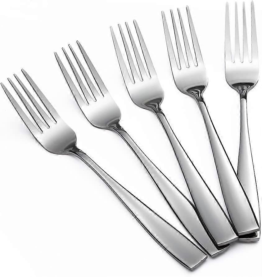 Conjunto de Garfos de Salada de Aço Staintess, 6,7 polegadas, 12 peças