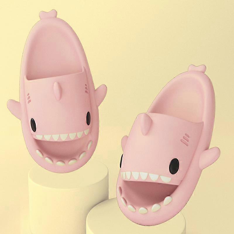 Shark Tofflor Halkfria Duschtofflor Mjuka Sommarsandaler För Flickor Och Pojkar Nya