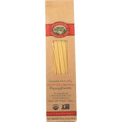 Montebello Organic Pasta Spaghetti ,16 Oz(Case Of 12)