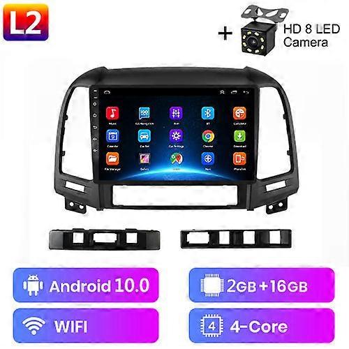Android 10 DSP Araba Radyosu Multimidia Video Oynatıcı Navigasyon GPS Hyundai Santa Fe 2 2006-2012 2din Baş Ünitesi Carplay