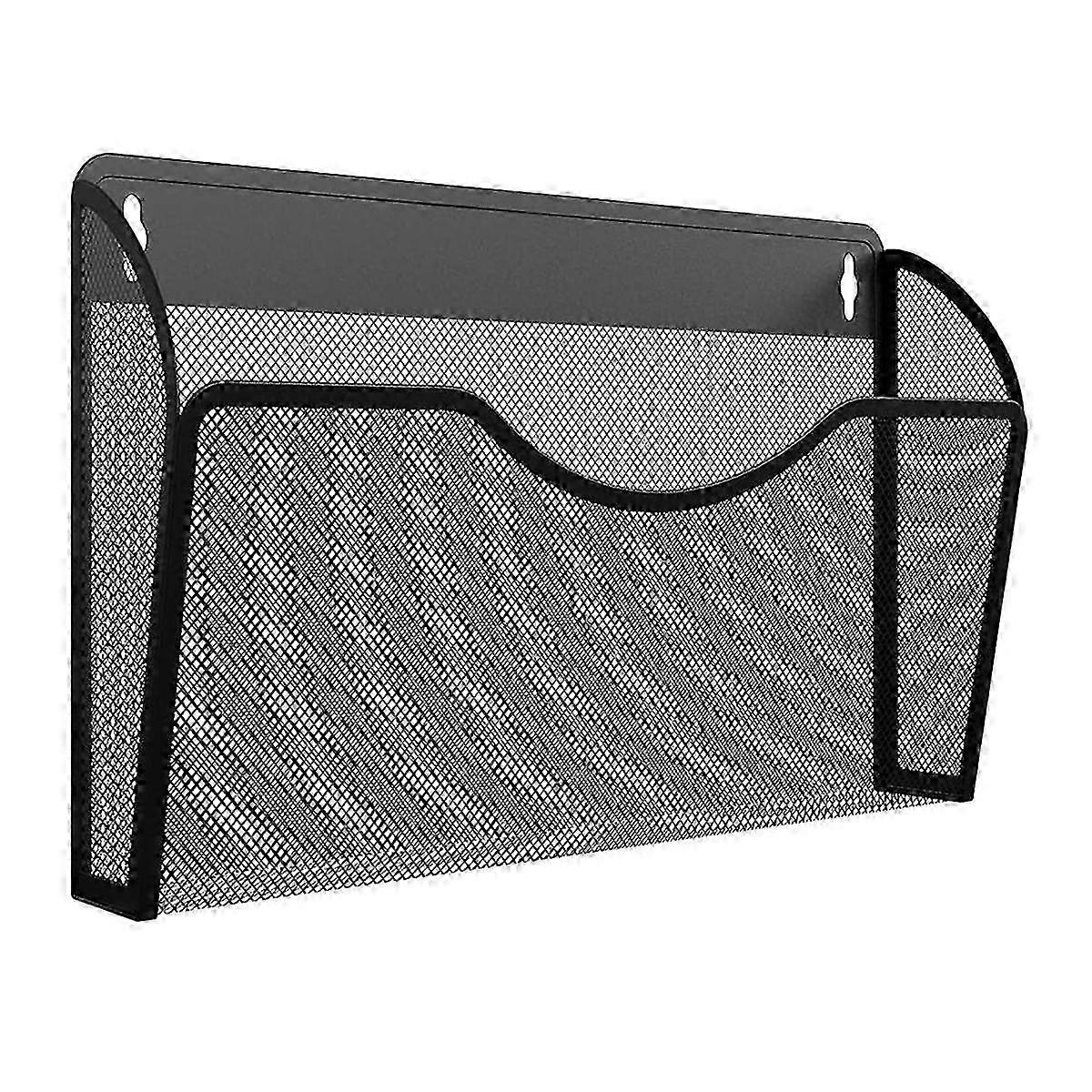 1-tier Magnetic File Holder-file Folder Organizer, Capacity Office Hanging Magazine Rack For Refrigerator, File Cabinets
