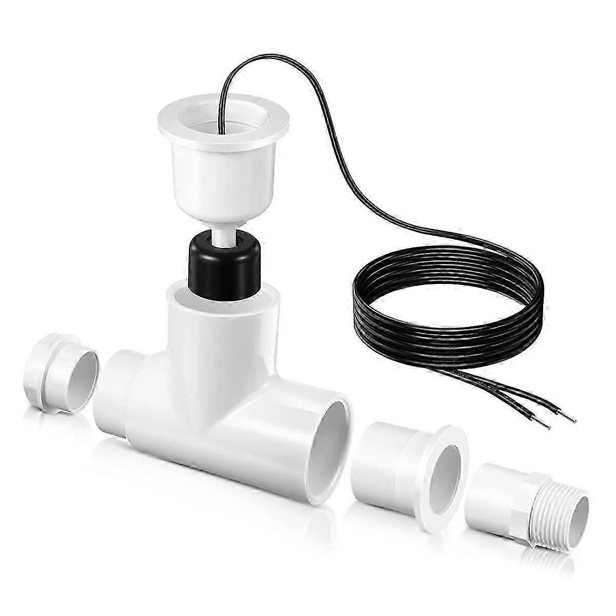 Ss1 Condensate Overflow Switch, Ss1 Float Switch T Shape With 3/4 Inch Adaptor 6ft Wire, For 97632