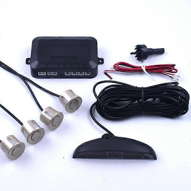 1 Set Car Parking Sensor Kit Car Auto LED Display 4 Sensors For All Cars Reverse Assistance Backup Radar Monitor Parking System