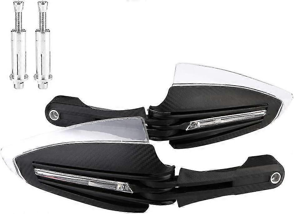 Hand Guard Protector - 2pcs 7/8" Universal Motorcycle Hand Guards Led Turn Signal Indicator Protector