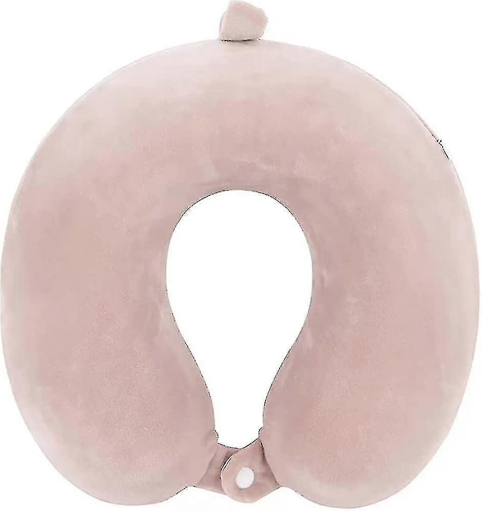 Neck Pillow For Traveling, Upgraded Travel Neck Pillow For Airplane 100% Pure Memory Foam Travel Pillow For Flight Headrest Sleep, Portable Plane Acce