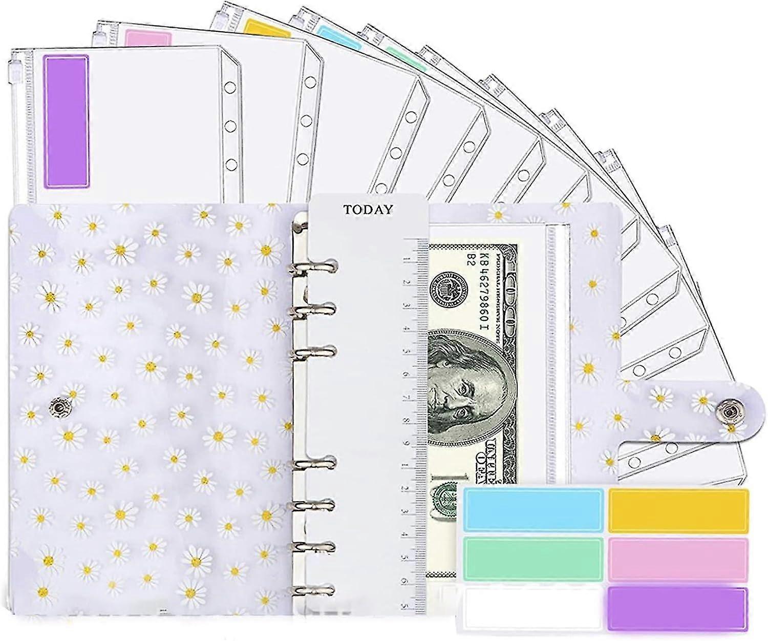 A6 Notebook Binder Organizer for Cash Stuffing and Savings Challenges