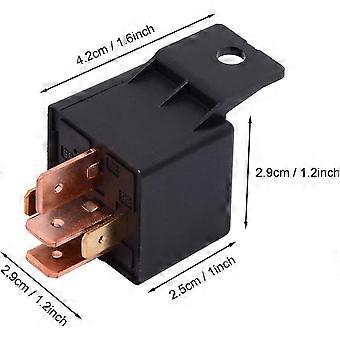 Confezione Da 2 Relè Auto JD1914 – 12V 40A SPDT A 5 Pin, Impermeabile, Per Auto, Moto, Camion, Barca, Trattore
