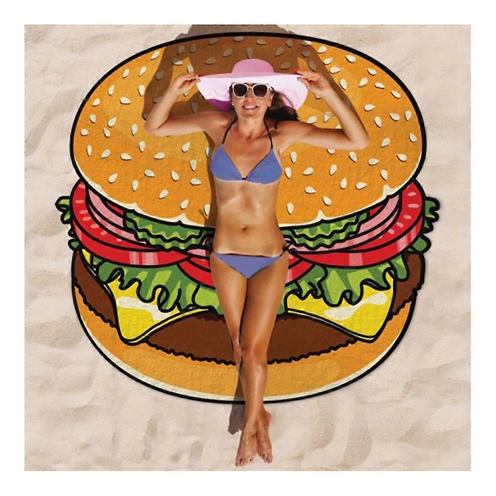 Chiffon Round Tassel Knitted Beach Towel Lantern Towel