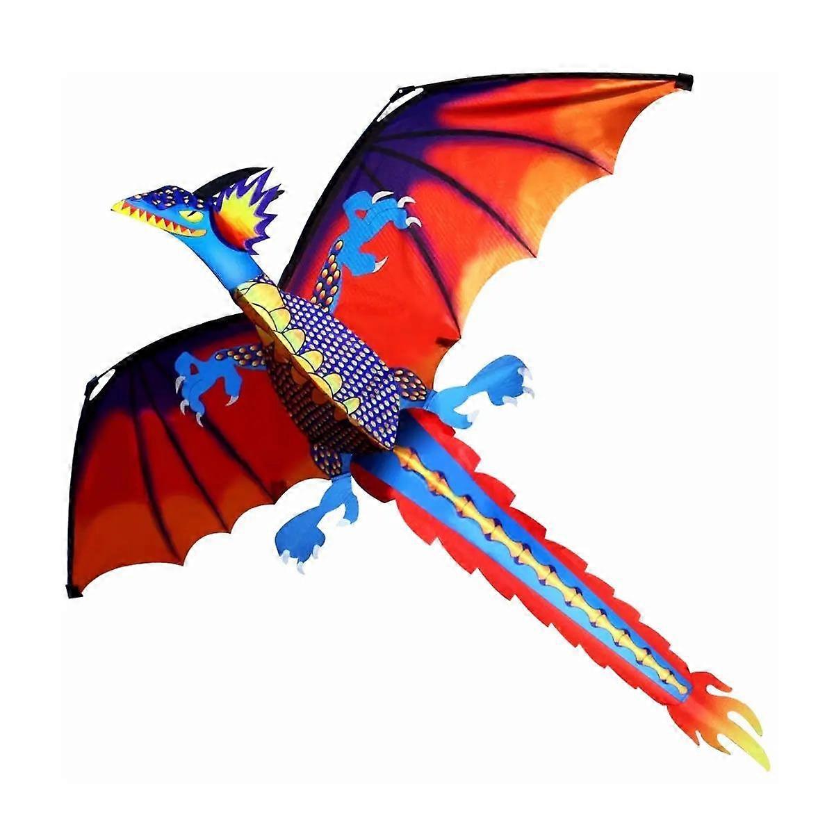 Colorful 3D airplane kite with handle and line good flying gift