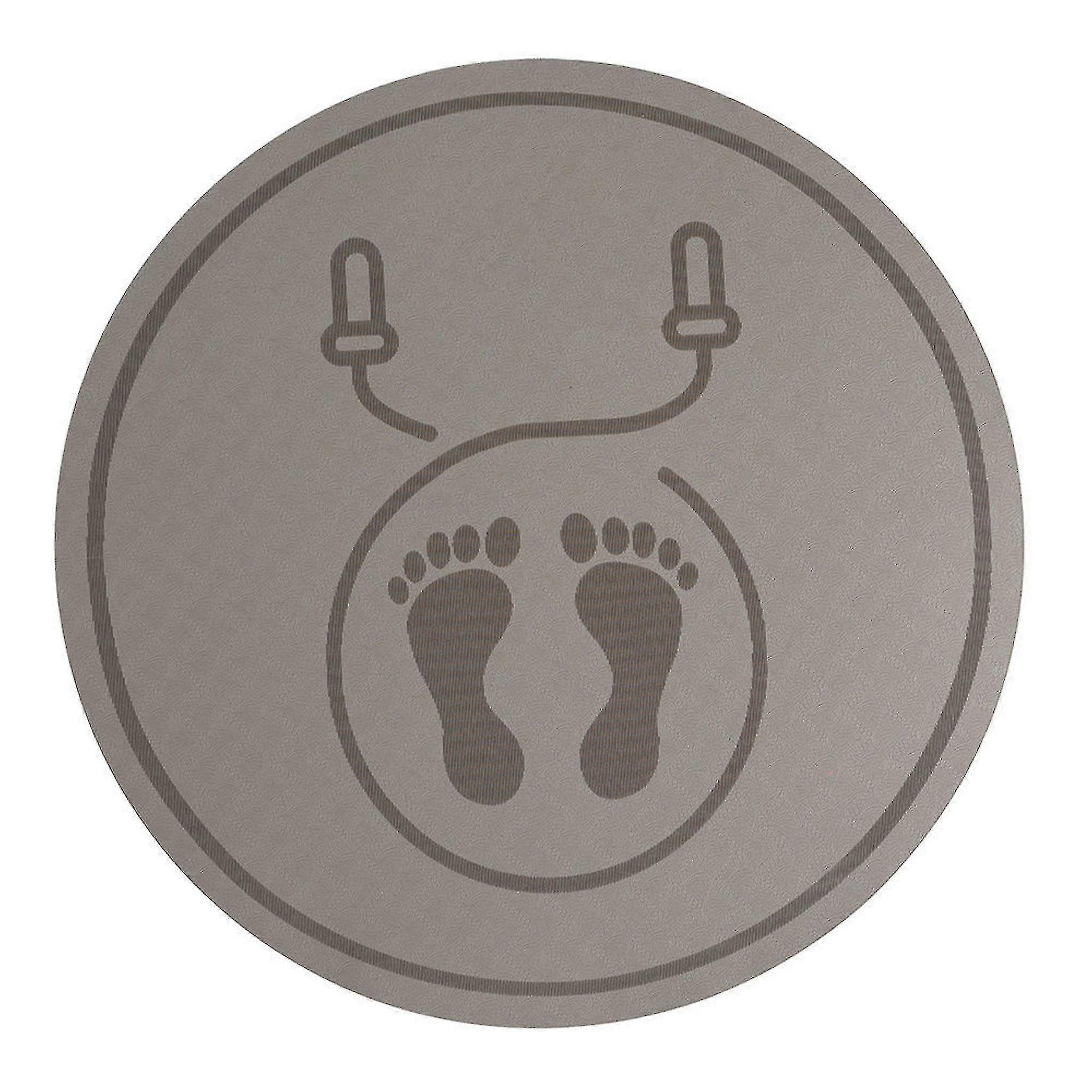Jump Rope Mat Round Mat Fitness Exercise Mat Durable Non-slip Long Standing Work Relaxation Mat Vr Mat Workout Jumping Mat With Jump Rope For Home Gym