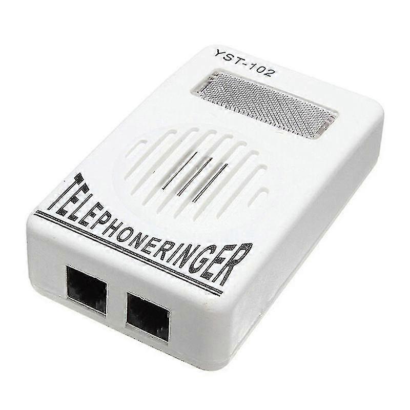 Extra-loud Telephone Phone Bell Ringer Strobe Light Flasher Sound Amplifier