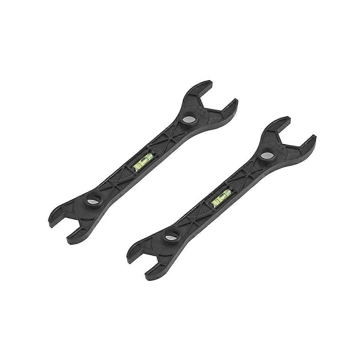 2 قطعة من طاعون المجترات الصغيرة خرطوم الجوز البلاستيك دش دش خلاط صمام صنبور تصاعد وجع مع المستوى